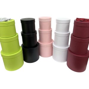 Set 3 cutii unicolor