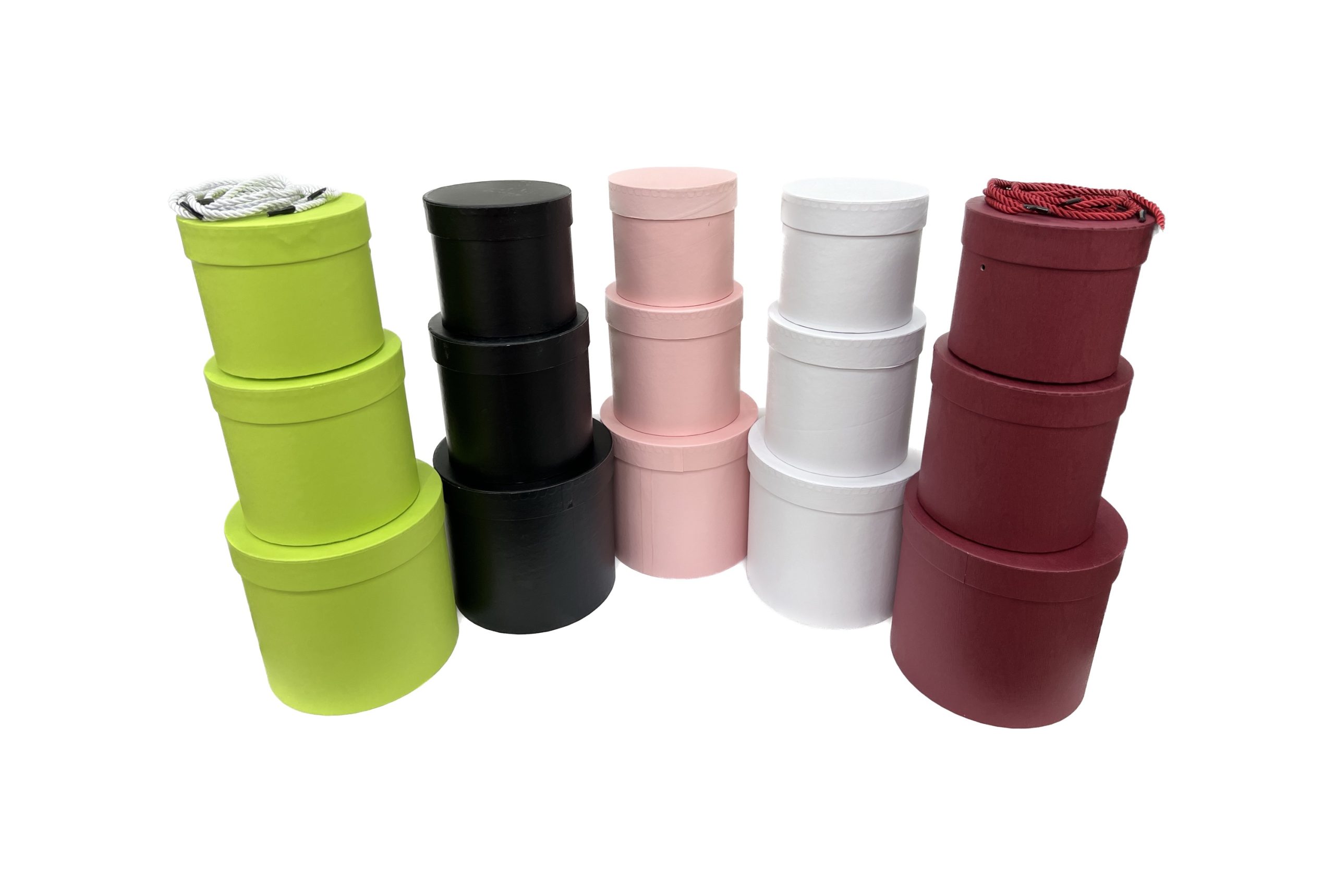 Set 3 cutii unicolor