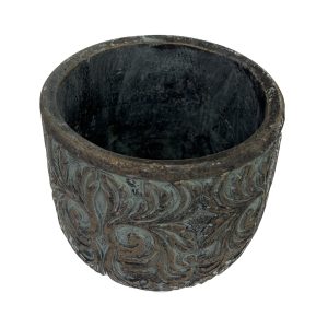 Ghiveci ceramică rotund cu model antic