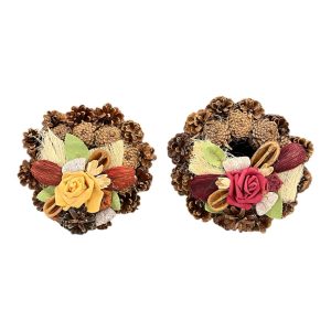 Coroană con decorată 20 cm