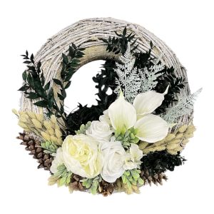 Coroană naturală decorată 45 cm