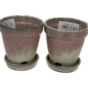 Ghiveci ceramică rotund 11 cm Red Cream