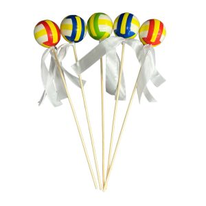 Decor pe băț Minge ( 5 buc )