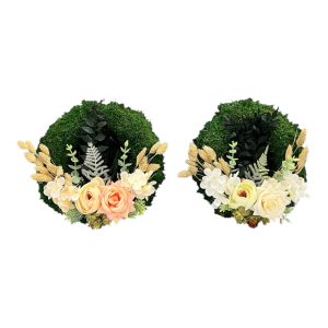 Coroană mușchi decorată 20 cm