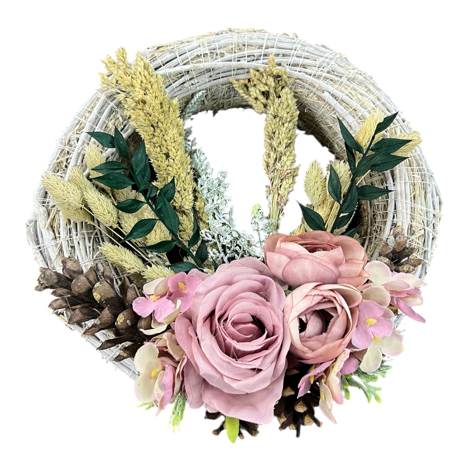 Coroană naturală decorată 28 cm
